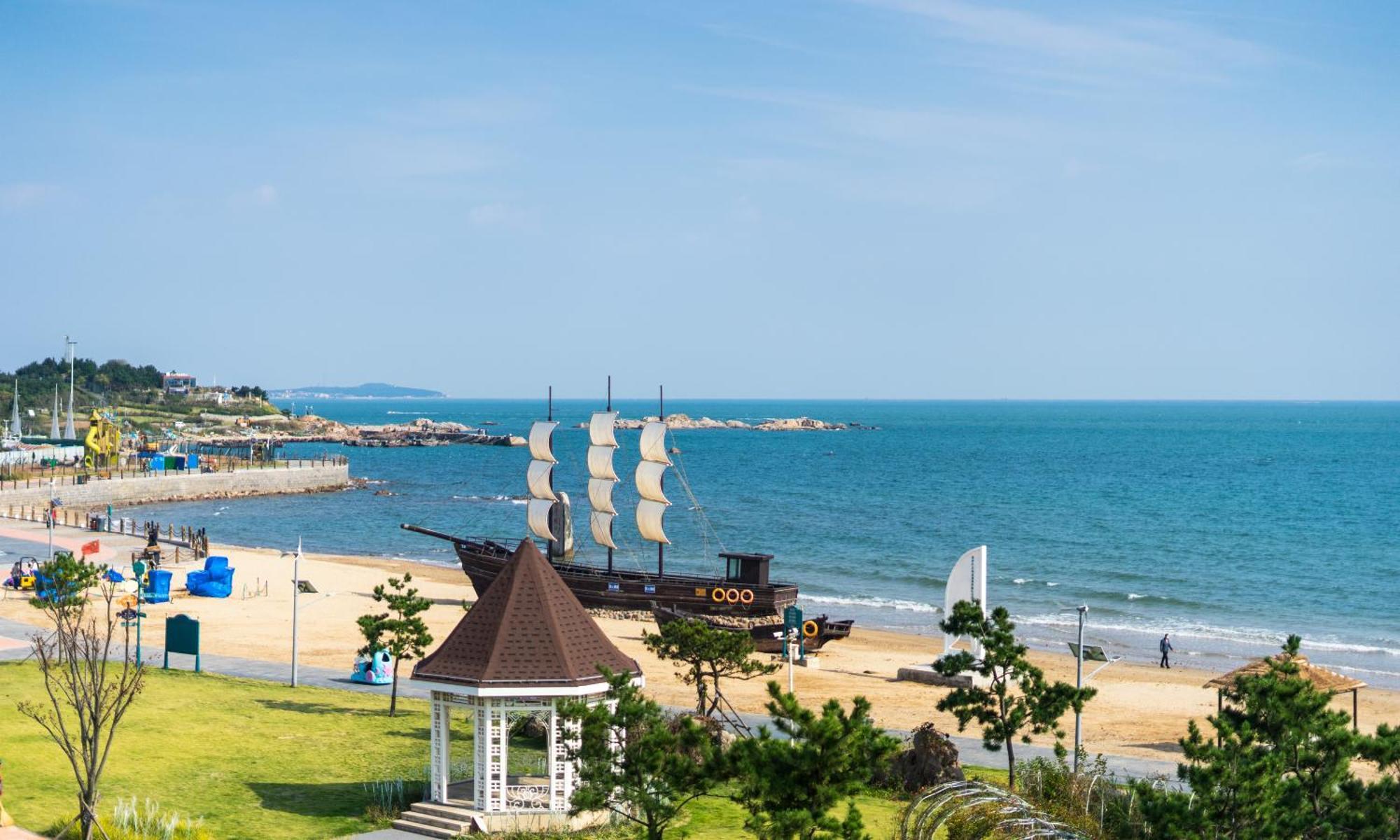 Tsingtao Time Resport Hotel Qingdao Exteriör bild